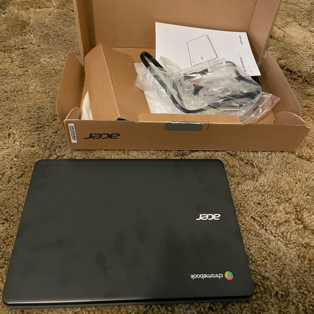 Brand new out the box chrome book laptop